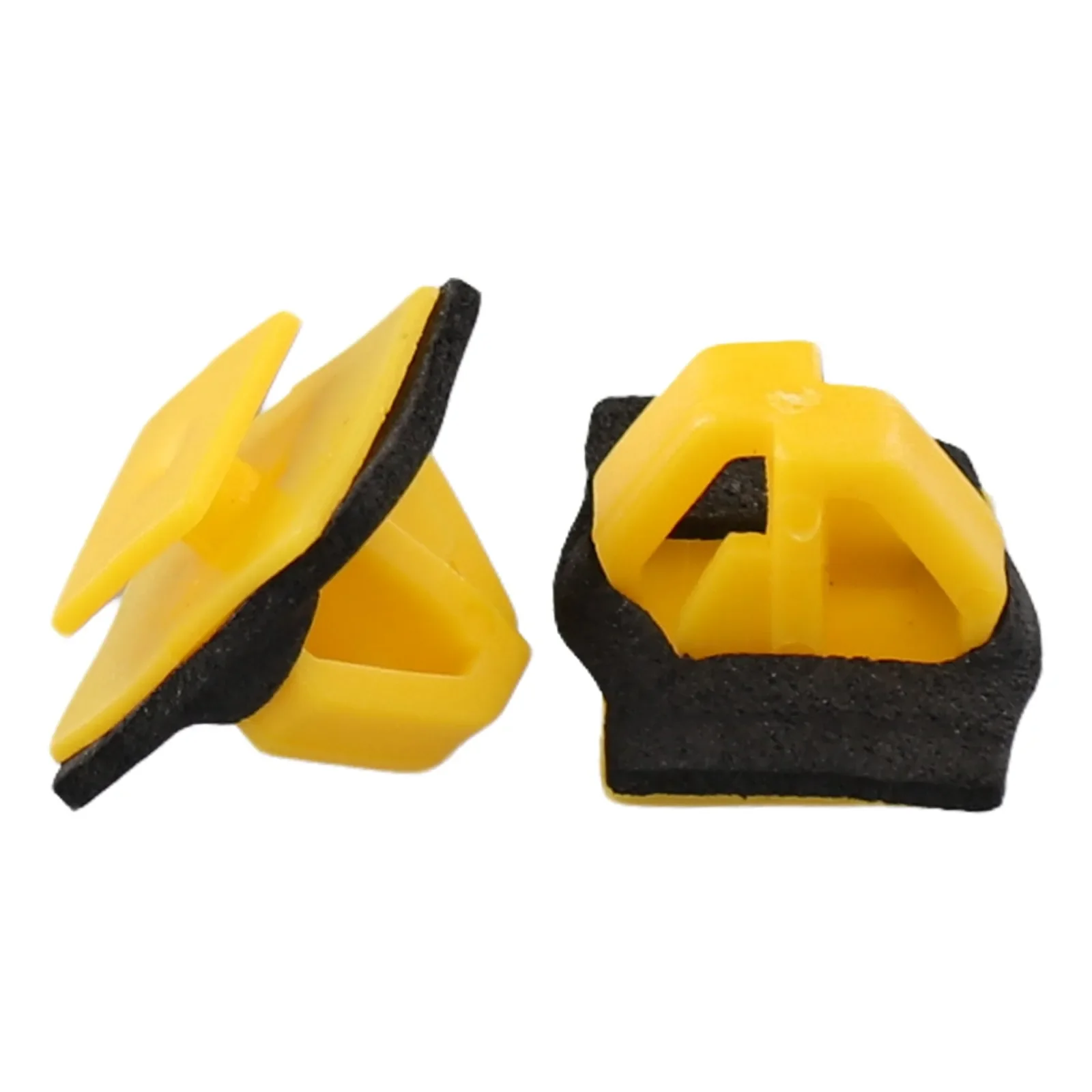 25PCS Door Trim Strip Guard Plate Anti-collision Strip Clip Yellow D184 Fit For Hyundai Replaces 87758-35000 For Auveco #21064