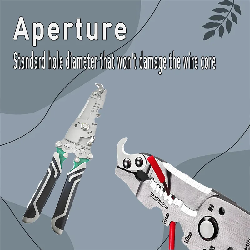 ABXF-18 In 1 Foldable Wire Stripper,Multifunctional Wire Stripper,Multifunction Wire Stripper,Electrical Pliers