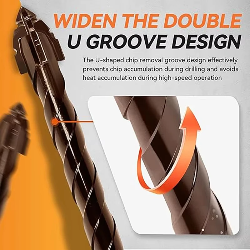 10/7 قطعة مجموعة لقمة ثقب مسننة عالية القوة خاصة مسننة تويست بت 3-12 مللي متر للخرسانة/البلاط/مجموعة أدوات الحفر الزجاجية