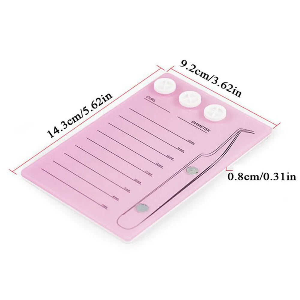 Magnetic Eyelash Suction Plate Holder Pallet Glue Pallet Eyelash Acrylic Board Grafting False Lashes Tool Makeup Accessories