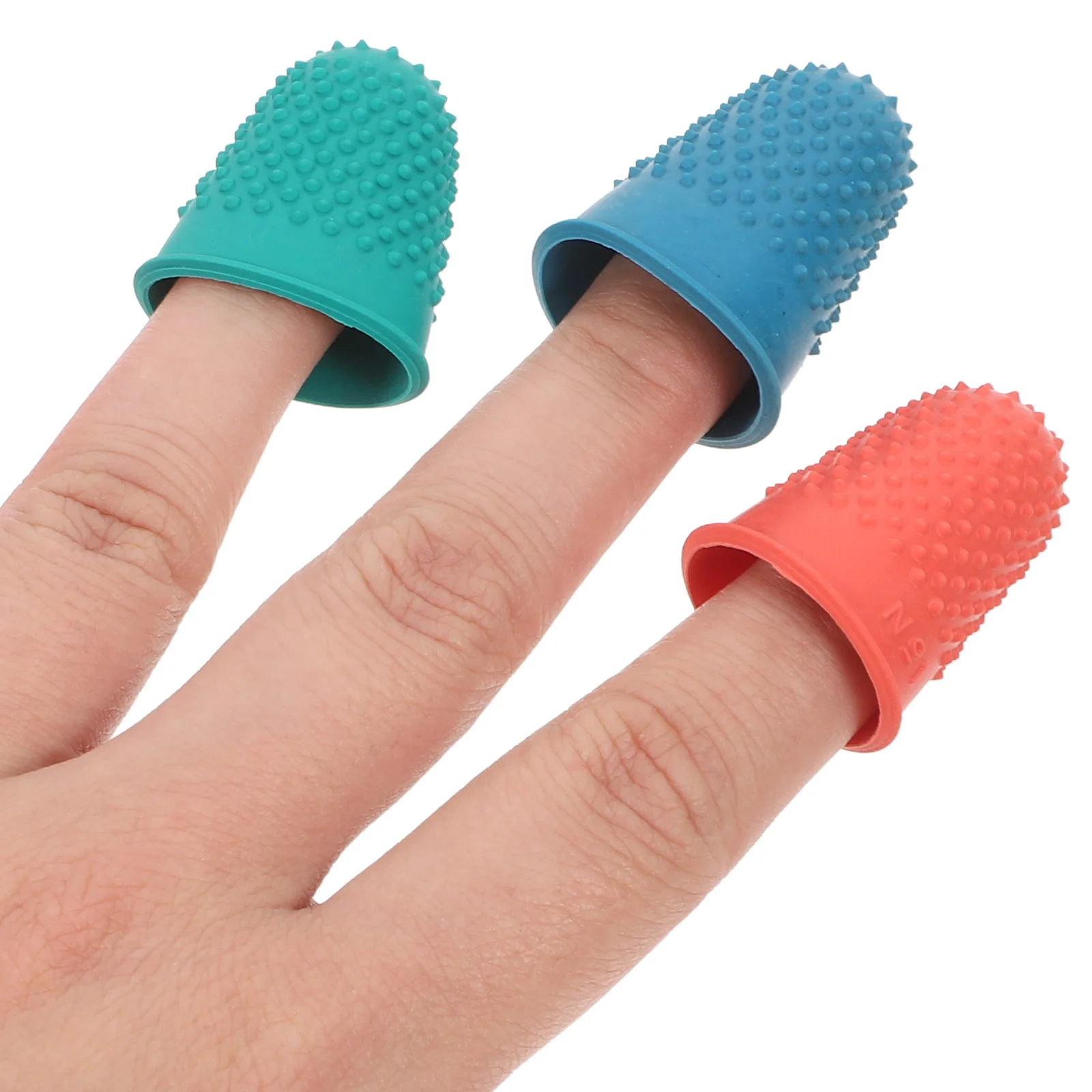 15 Pcs Rubber Finger Protection Tape Electrician Gloves Baseball Guard Basketball Cots Assorted Sizes Cash Count Office