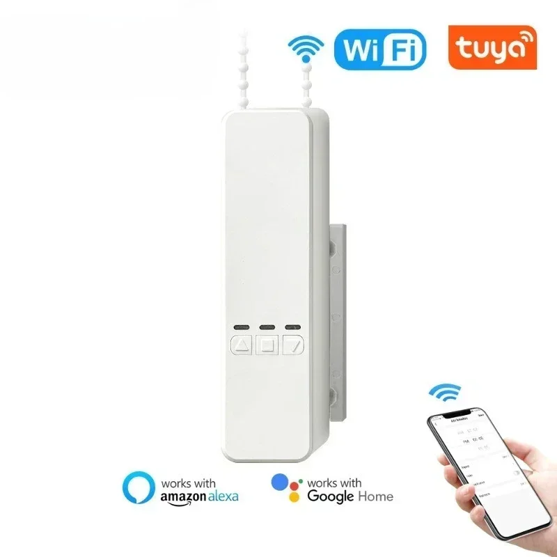 ستائر دوارة لمحرك WiFi، ستائر تحكم ذكية، محرك مصراع الستارة، تطبيق RF عن بعد Alexa Google لأتمتة المكاتب المنزلية المتوافقة #1