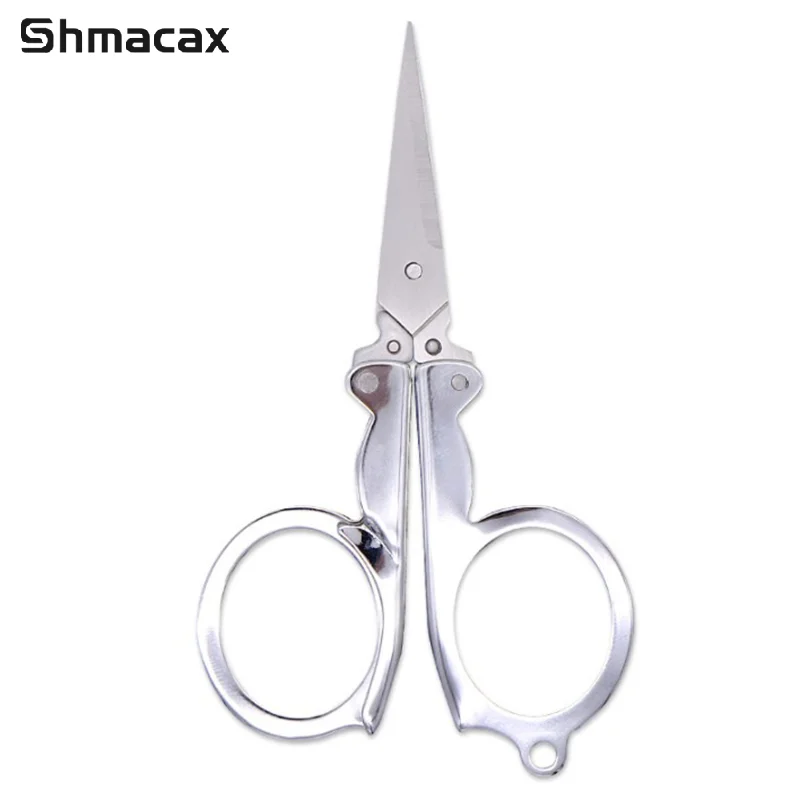 Folding Scissors Pocket Travel Small Crafts Sharp Blade Emergency Mini Foldable Travel Embroidery Scissor Thread Tailor Scissors