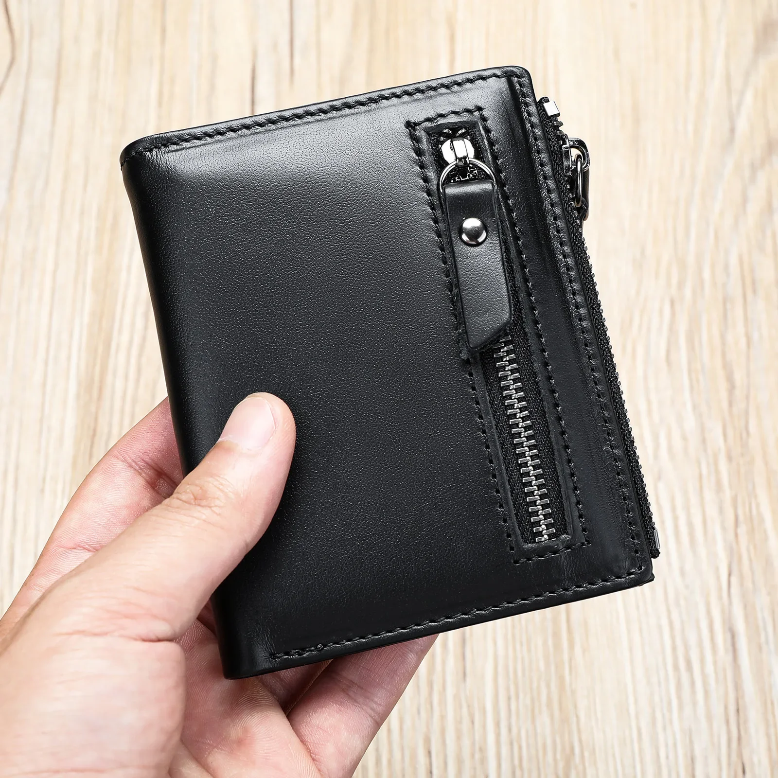 

2026 Новые модные мужские короткие кошельки из натуральной кожи, мужской роскошный брендовый клатч, подарок для мальчика, кошелек с держателем для карт, кошелек