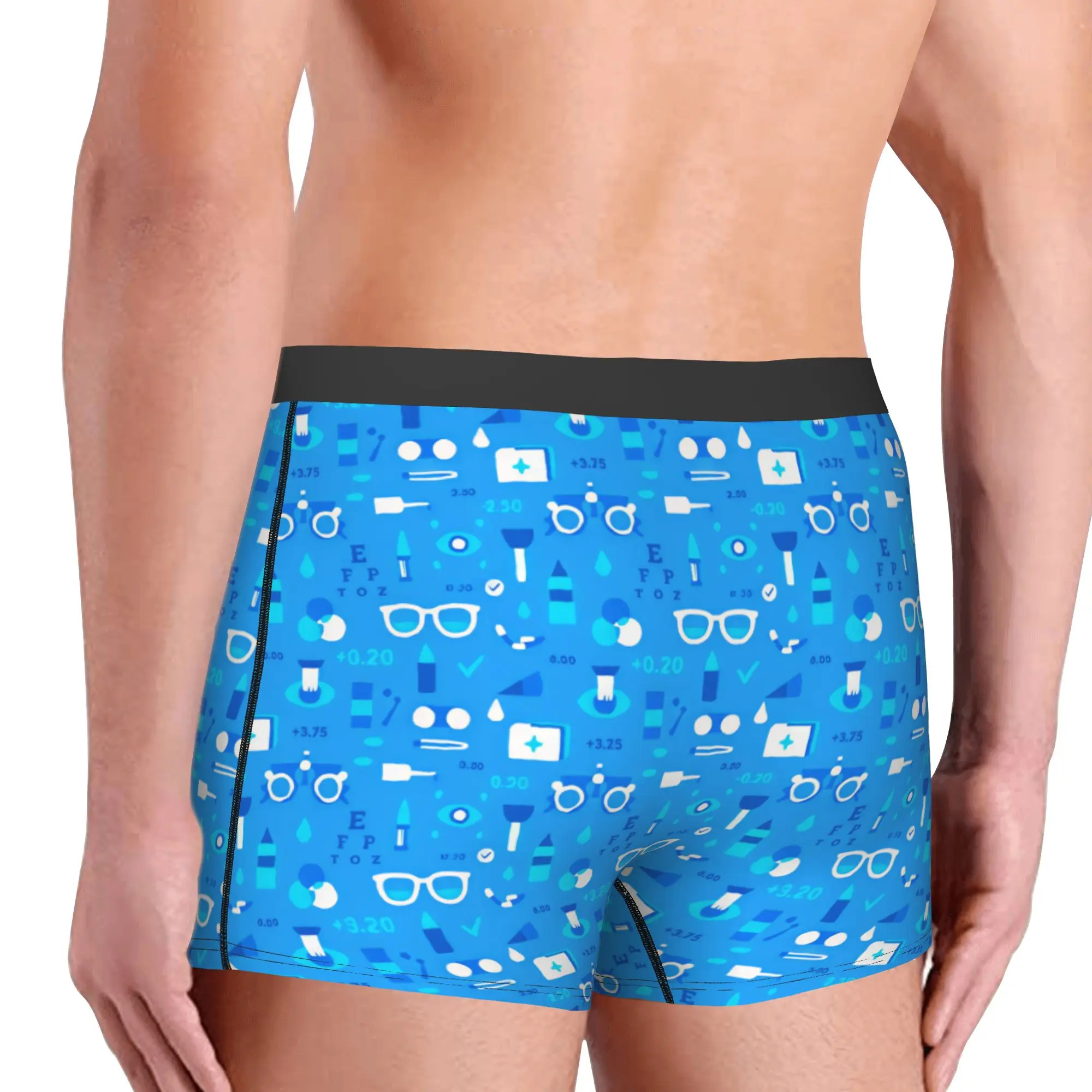 Optometrist Optician Eyesight Examination Underwear Men Print  Boxer Briefs Shorts Panties Soft Underpants