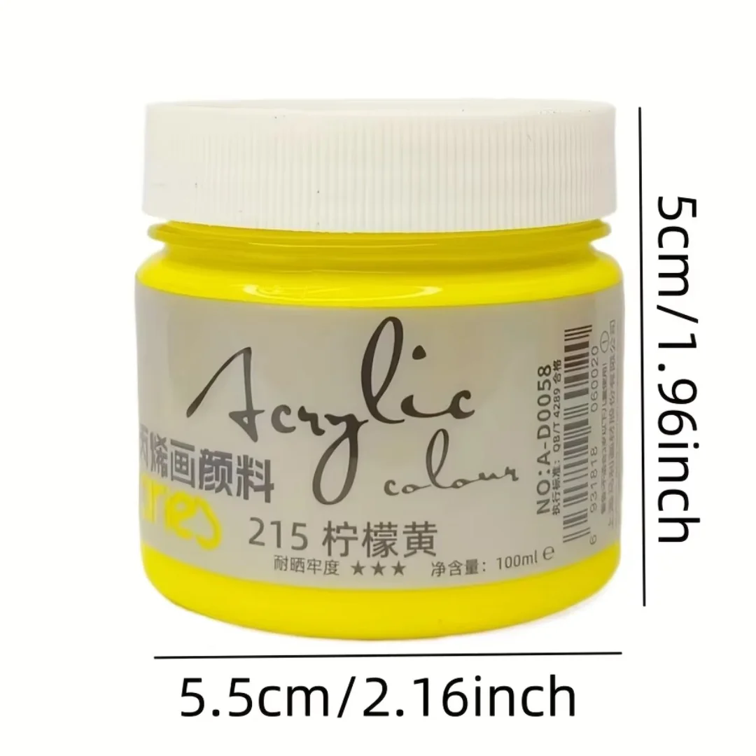 100ML acrylic paint,  waterproof and sunscreen, non-fading, wall painting, special for graffiti