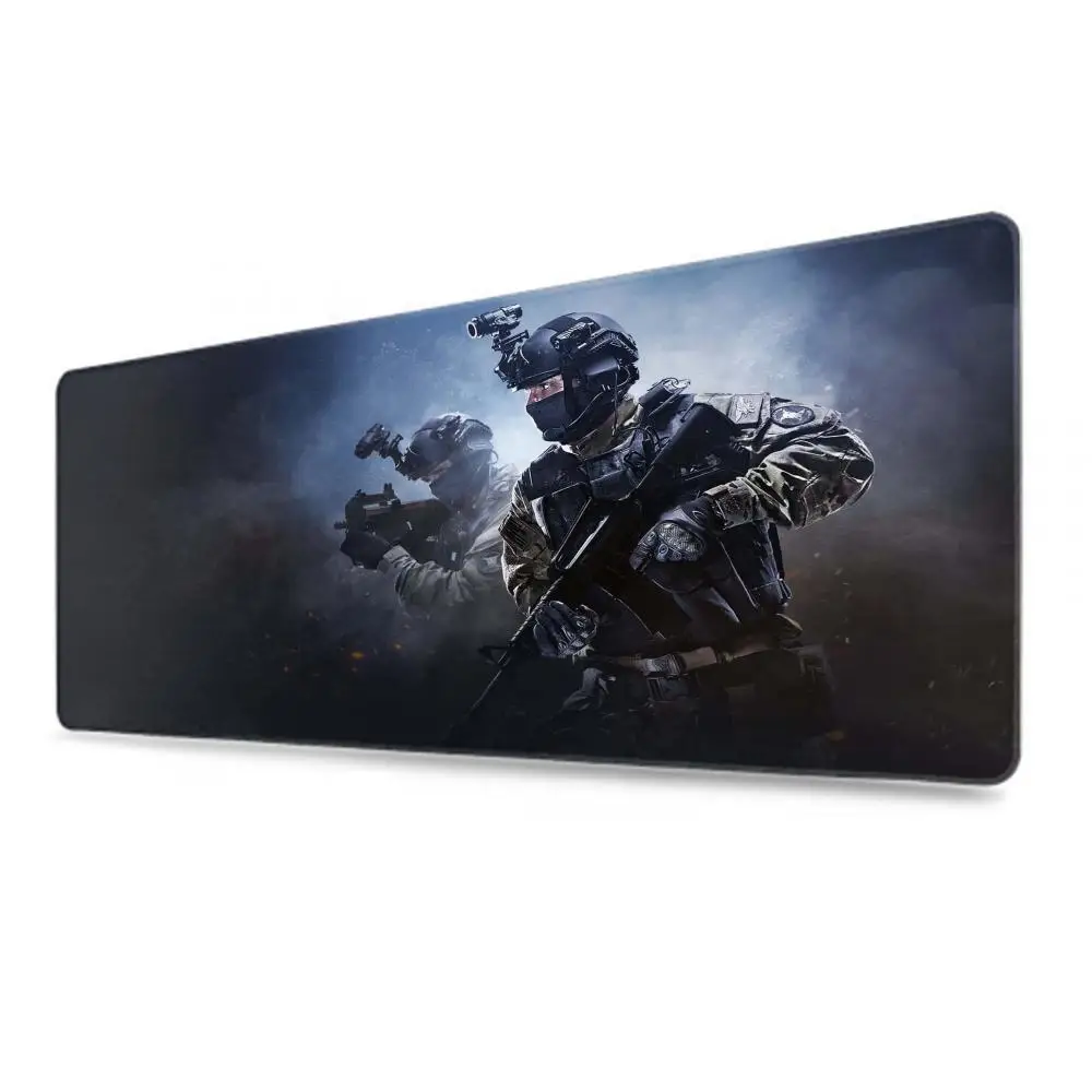 Csgo-alfombrilla de ratón para juegos, alfombrilla antideslizante para teclado, ordenador portátil, alfombra personalizada para