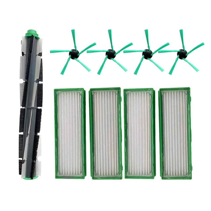 Paquete de repuesto de filtro Hepa para aspiradora VR200 VR300, rodillo principal, cepillo lateral giratorio