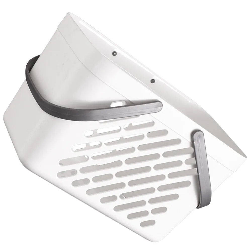 

Portable Hollow Shower Basket Plastic Storage Container Handle Organizer Desktop Fruit Storage Basket