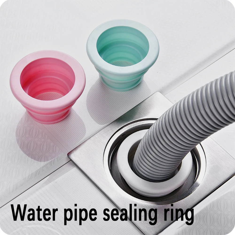 

Silicone floor drain cover, bathroom kitchen drain anti blocking, insect proof, and odor proof sealing ring