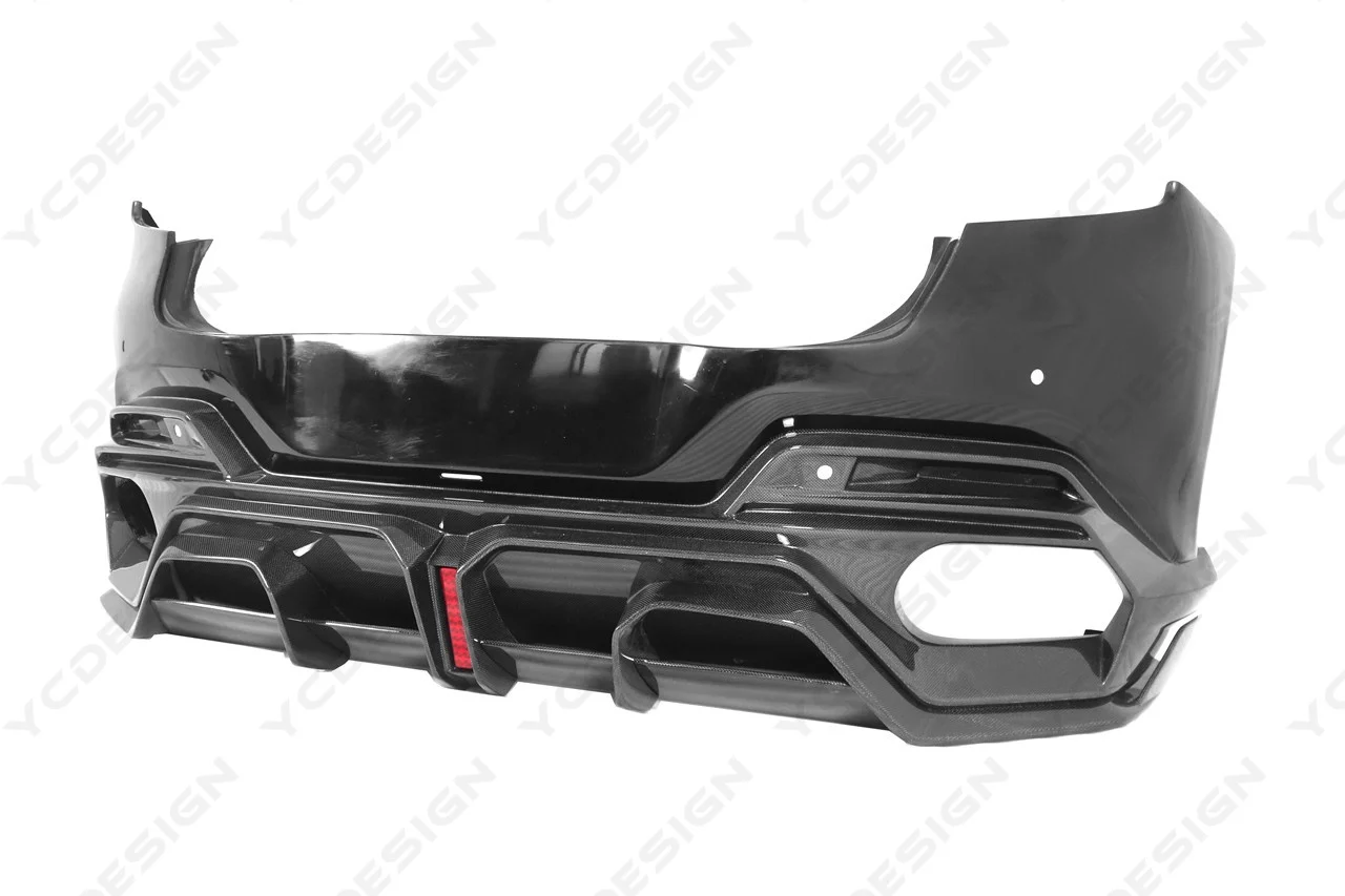 New Arrival PCF Partial Carbon Fiber Rear Bumper Fit For 2023-2026 Ferrari Purosangue FUV Rear Bumper