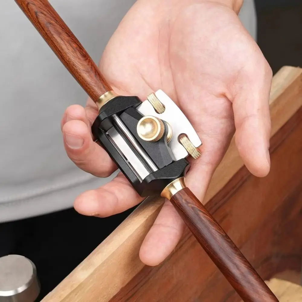 

Aluminum Alloy Mini Planer Tool Sharp Precision Scraper Hand Planer Durable Flat Base Planer Adjustable Planer Smoothing