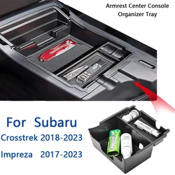 For Subaru Crosstrek Impreza 2018 2019 2020 2021 - 2023 Armrest Center Console Organizer Tray Divider Storage Box Accessories