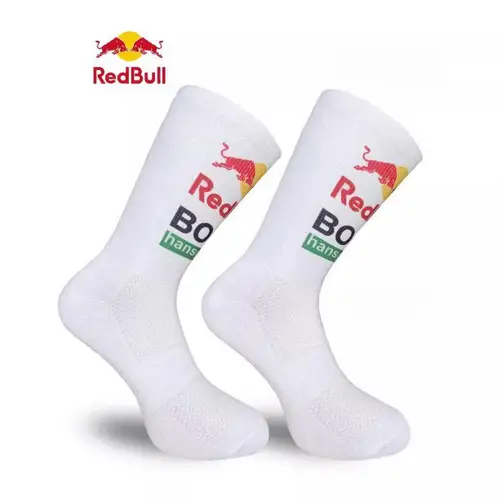 Nuevos calcetines Red Bull para deportes al aire libre para hombres y mujeres, calcetines de ciclismo informales de alta calidad, cómodos, suaves, transpirables