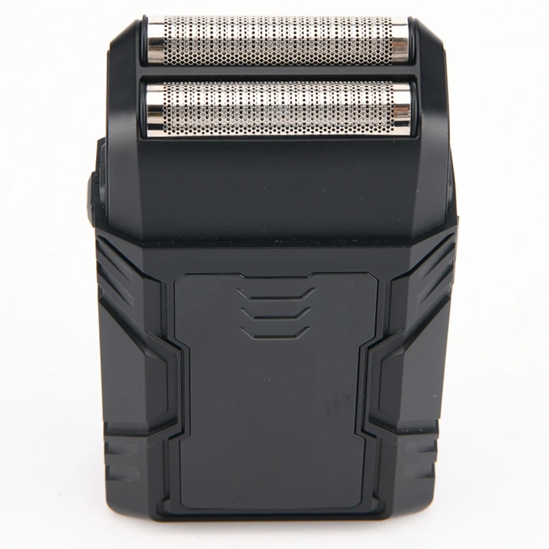 Rechargeable Reciprocating Shaver with Double Stainless Steel Blades, 600mAh Battery, USB Type-C