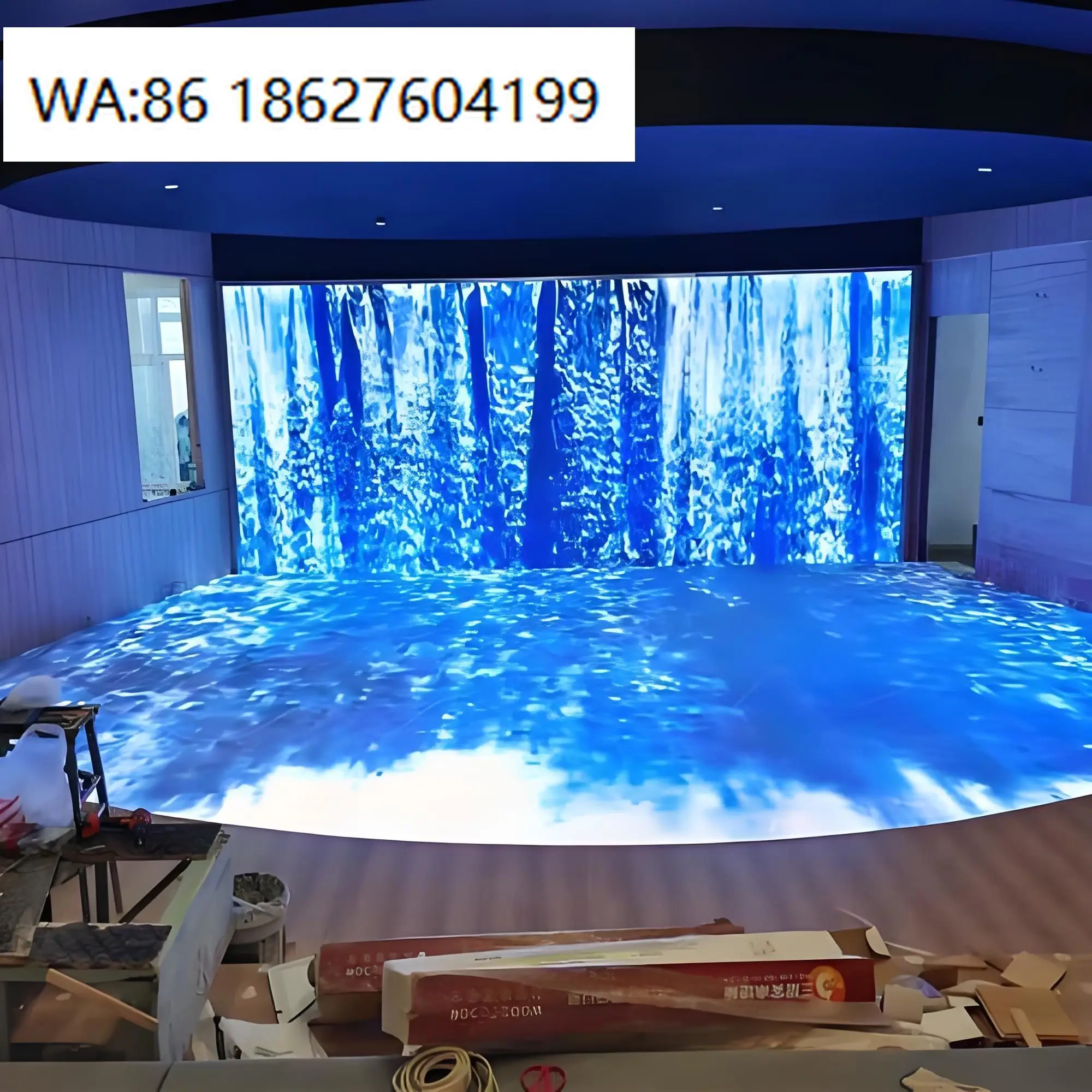 

LED SignageP2.5-P3.91 Indoor Interactive LED Floor Screen Multi-User Synchronous Response Touch/Pressure Sensing 5 Year Warranty