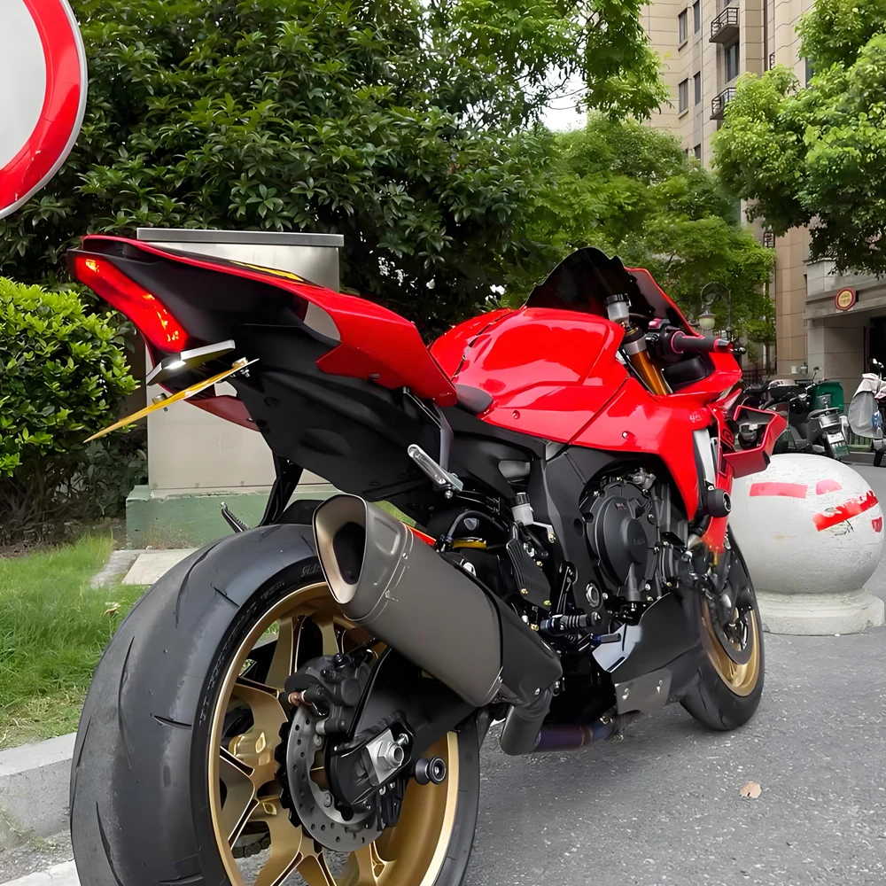 For Yamaha YZF R1 YZF-R1 2015-2025 New Motorcycle License Plate Holder Bracket Rear Tail Tidy Fender Eliminator kit