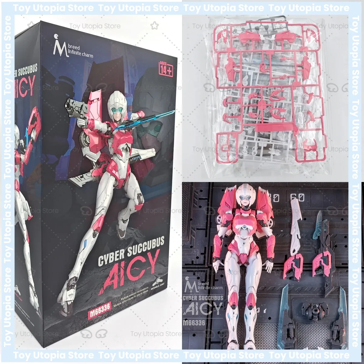 M Breed Infinite Charm M66336 AICY KO Sentinel FLAME TOYS Arcee Transformation Model Kit Action Figure Toy view 2
