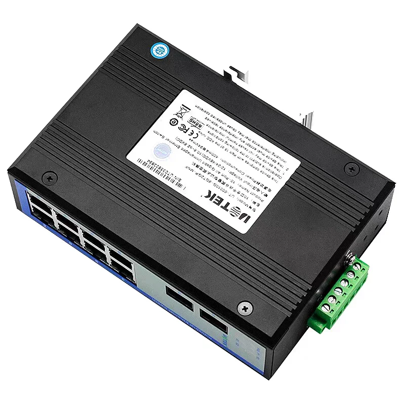 Yutai UT-60010G Series Industrial Network Switch 10 Port Full Gigabit Unmanaged Ethernet Switch