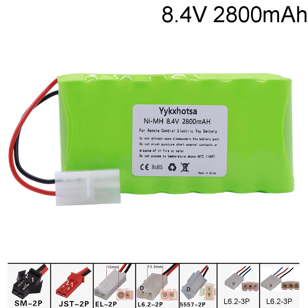 8.4V 2800mah NiMH AA Battery For Rc toys Car Tanks Trains Robot Boat Gun Ni-MH 8.4V high capacity NI-MH Battery Pack toys parts