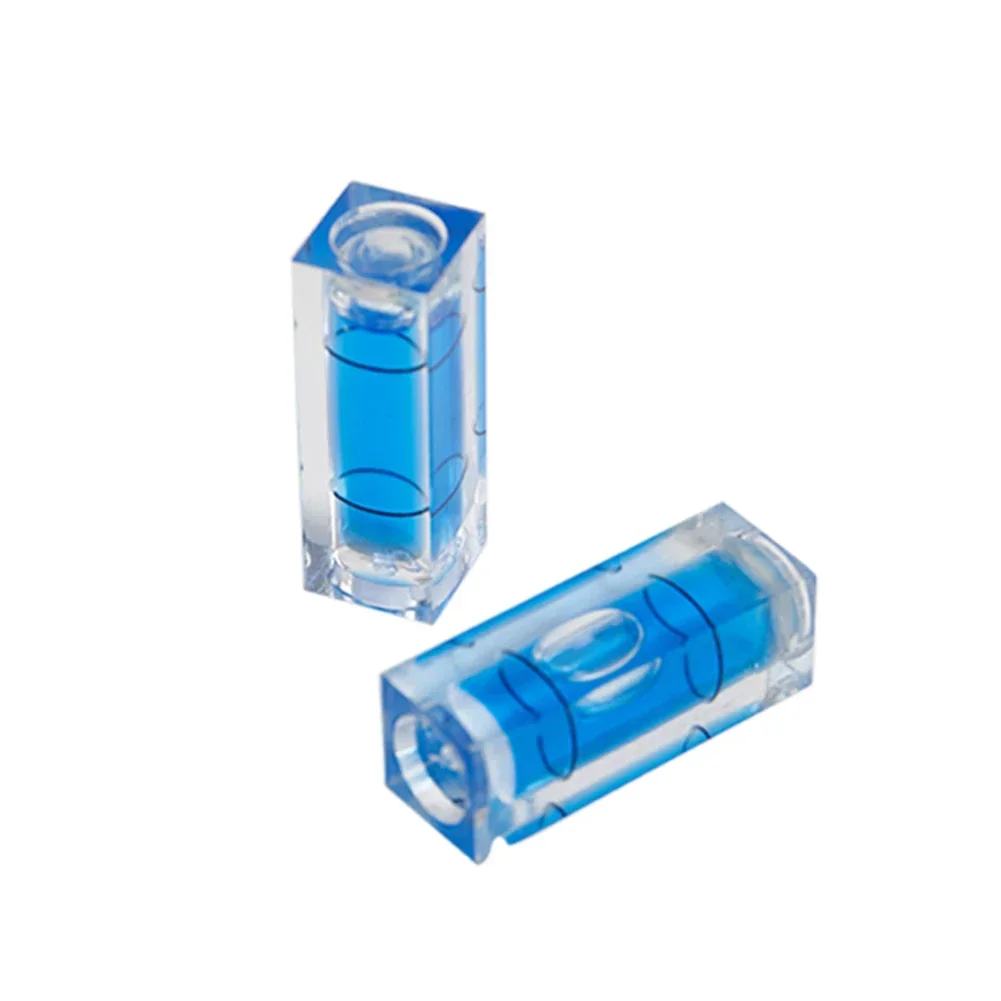 Horizontal Bubble Level Ceiling Hanging Pictures 29x10x10mm 2pcs Acrylic Blue Cuboid Green High-Quality Materials