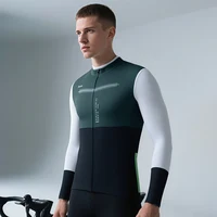 Raudax-Chaqueta de Ciclismo para hombre, camisetas de manga larga para triatlón, Ropa de Ciclismo