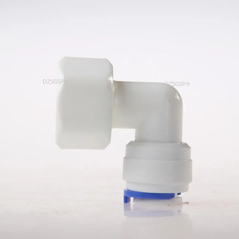 RO Water Elbow Plastic Pipe Coupling Connector 1/4