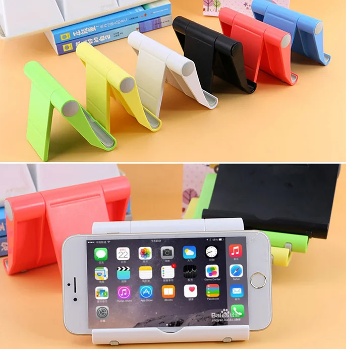 Universal Foldable Desk Phone Holder Mount Stand For IPhoneSamsungIPad Mobile Phone Tablet Desktop Holder Mini Folding Stand