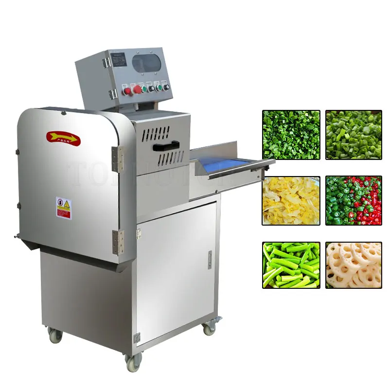 Industrial Vegetable Cutter Garlic Leaf Cutter Root Vegetable Cutting Machine Onion Cutter Slicer Chopper Machine