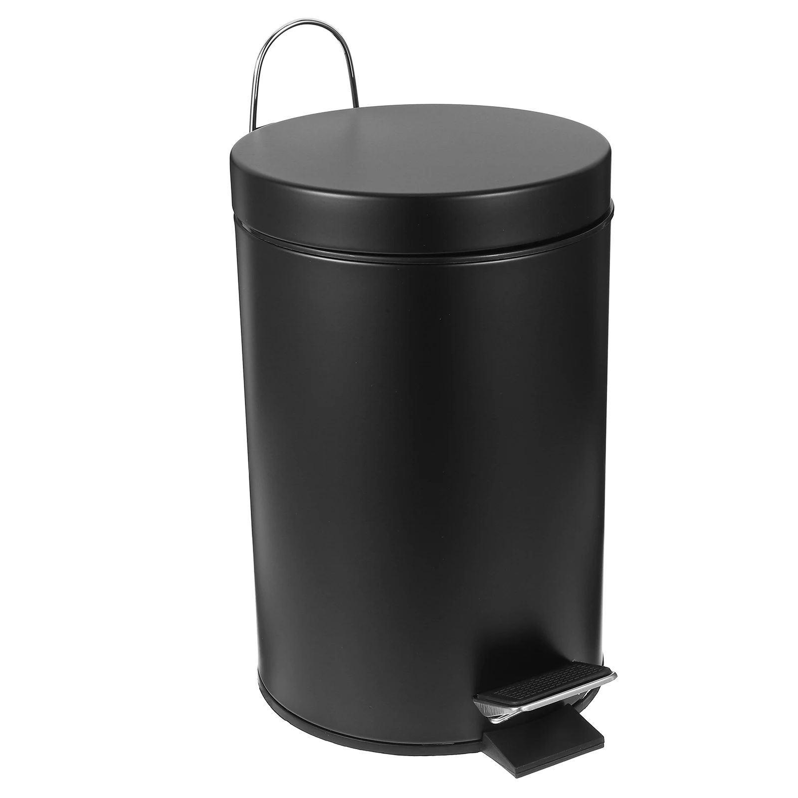 

Foot Pedal Trash Can Metal Build Reusable Sanitary Waste Bin for Kitchen Home Office Bedroom Dust Disposal Kitchen Garbage Can