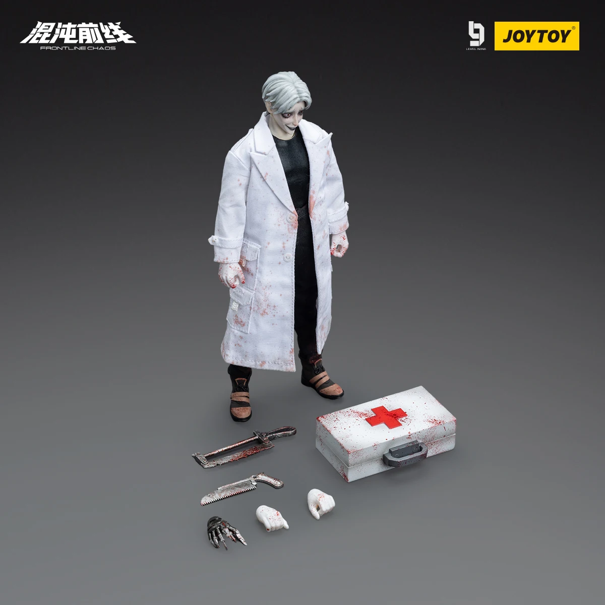 [W MAGAZYNIE] JOYTOY LEVEL NINE 1/12 figurka FRONTLINE CHAOS 2 szt. Anime Model wojskowy kolekcja zabawek prezenty świąteczne