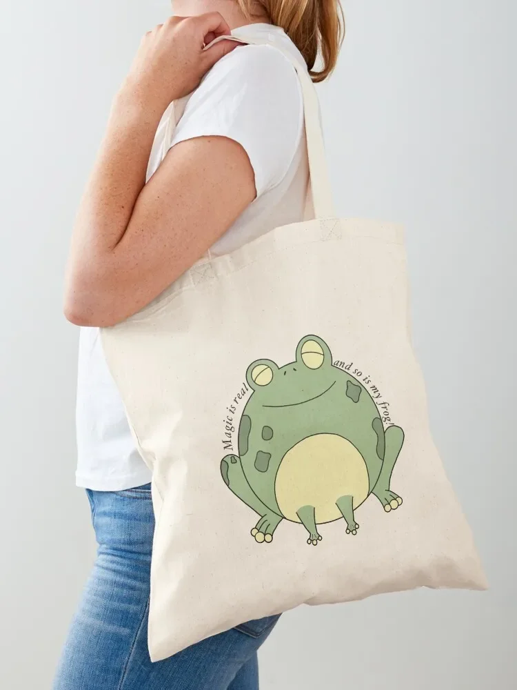 Boggy the Froggy Tote Bag Reusable bags sacs de shopping tote bag men Tote Bag