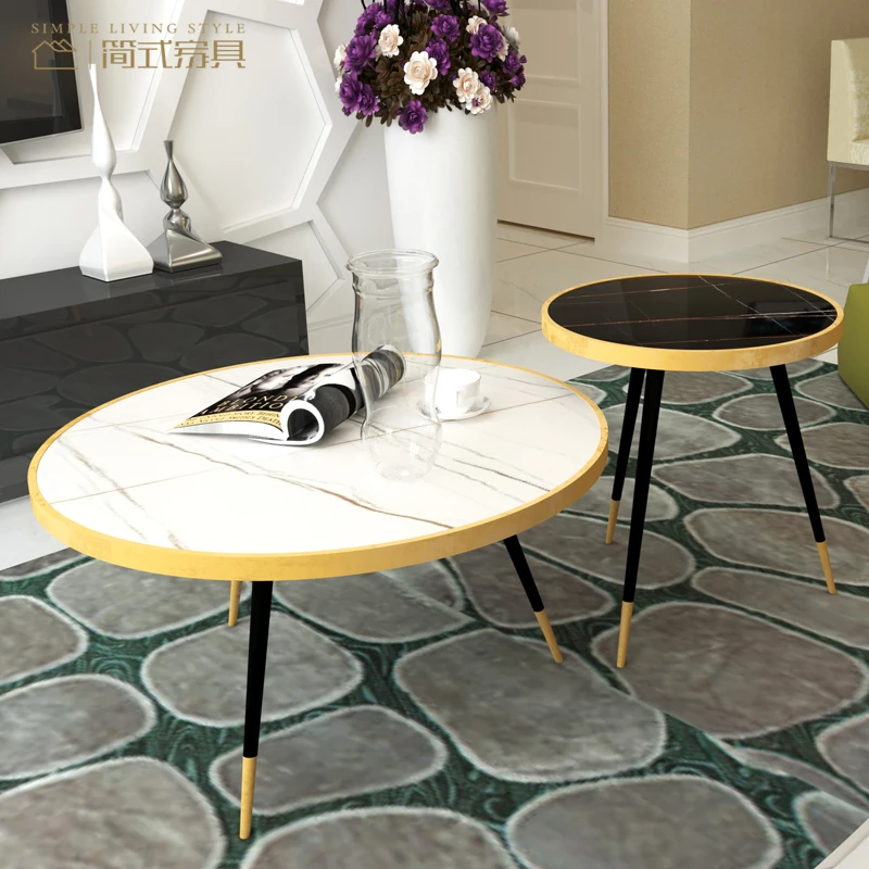 สไตล์นอร์ดิกเหล็กขาตั้งโต๊ะรอบโต๊ะกรอบโมเดิร์นขาโต๊ะข้าง Heavy-Duty กาแฟฐานอุปกรณ์เสริม