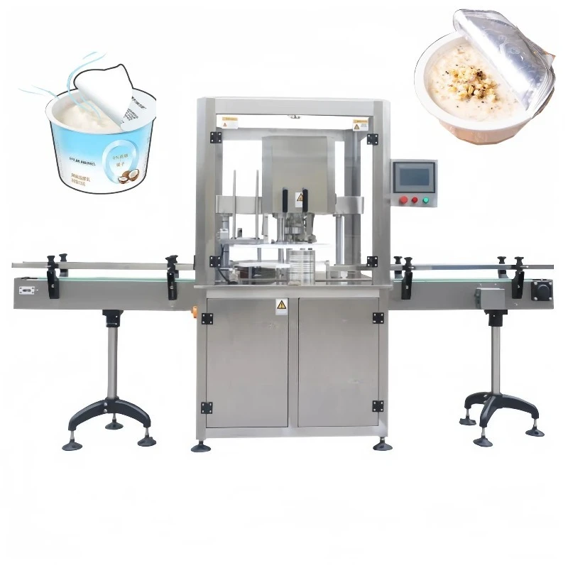 High Speed Paper Cup Sealing Machine Paper Cup Sealing Machine Yogurt Cup Sealing Machine