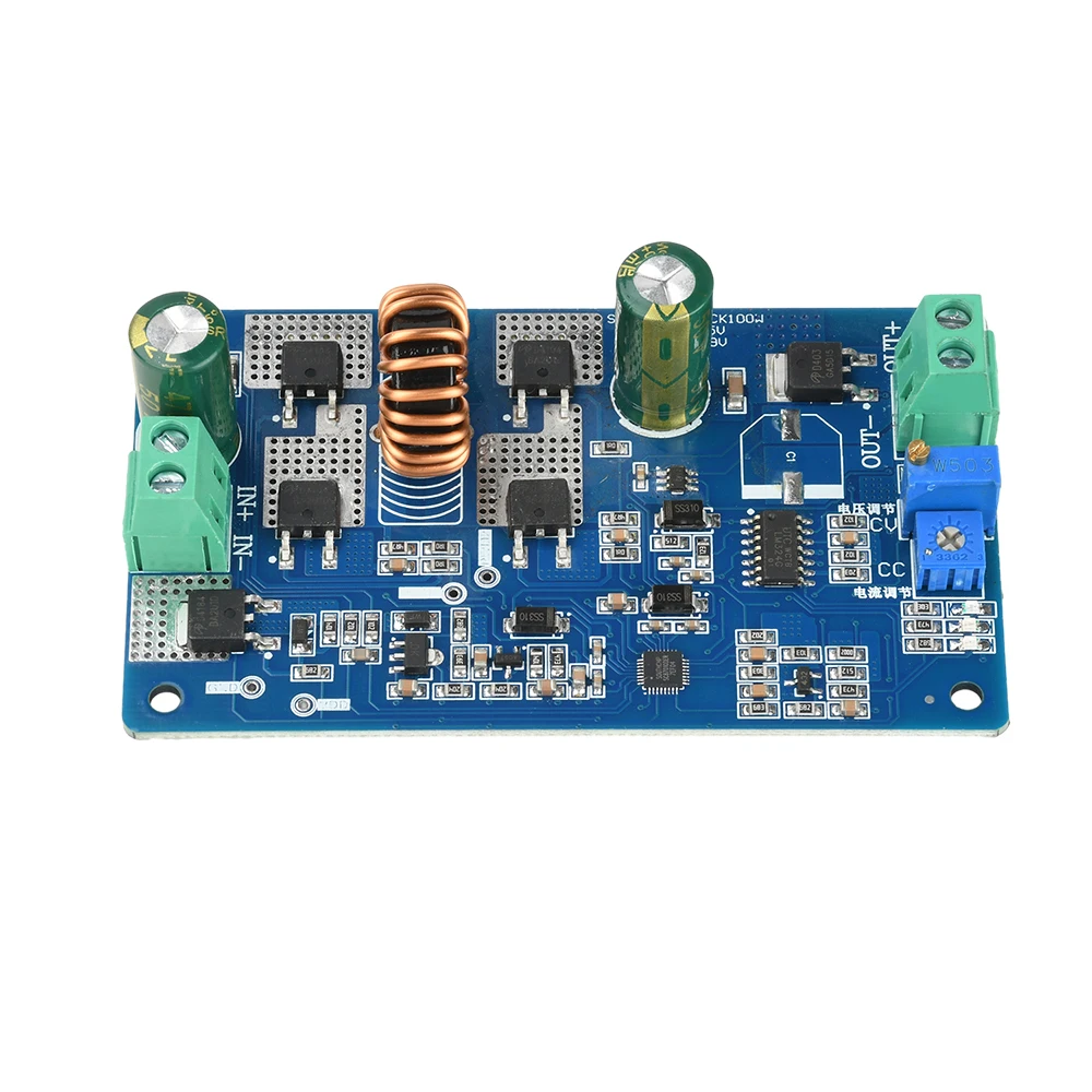 Módulo buck-boost automático 10a, módulo de driver de led, tensão constante, corrente constante, módulo de alimentação ajustável, potência nominal 120w