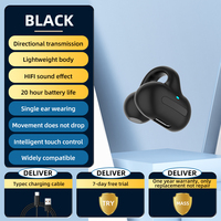 P70 Earclip Wireless Bluetooth Headset OWS Touch Light Mini High Quality Earplugs Anti Sweat HD Sound Stereo Universal Headset