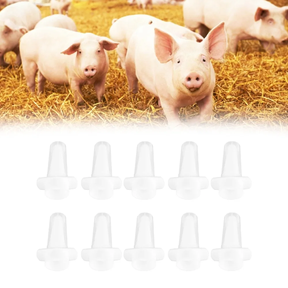 10Pcs Easy Clean Lightweight Nasal Spray Head Atomization Effect Durable Veterinary Nasal Spray PP Nose Spray Head Farm Use