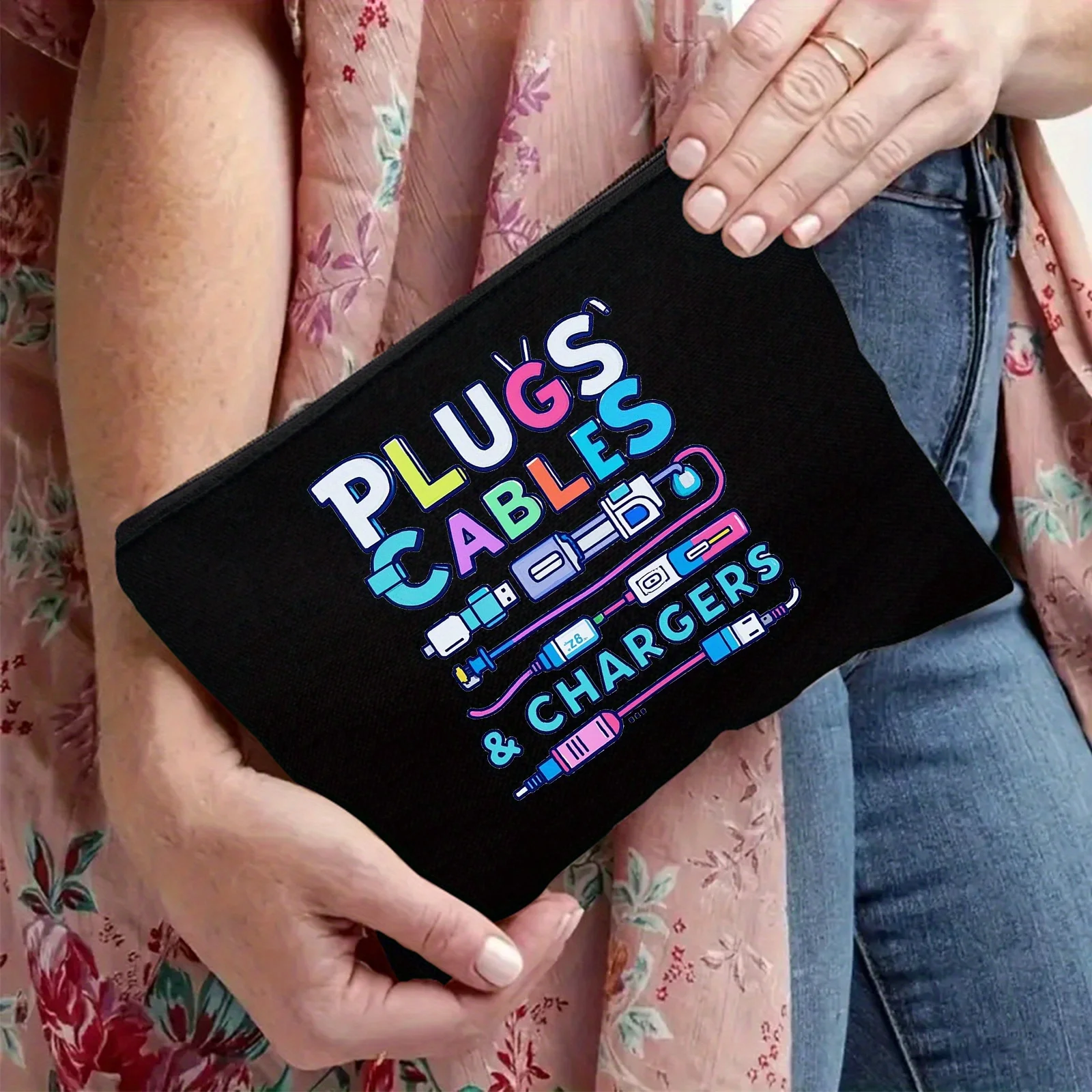 Plugs & Cables & Chargers Electronic Accessories Storage Bag | Travel Essential | Suitable for Cables