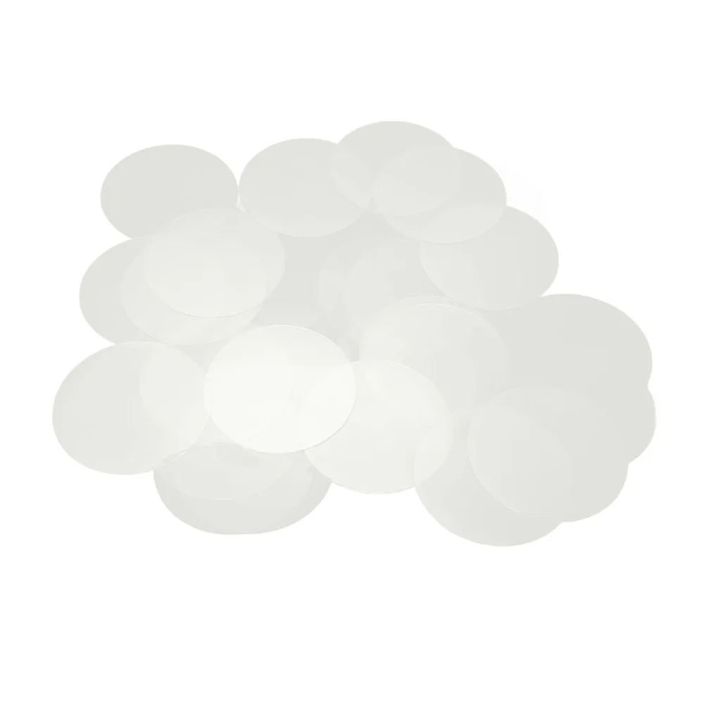 

200PCS Badge Transparent Badge Film Premium PET Light Portable Clear Button Film Curcle Badge Protective Film Craft DIY