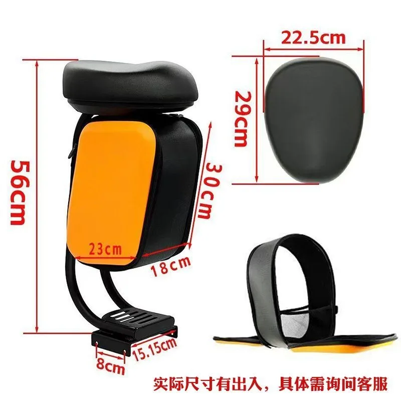 Multicolor Waterproof Hard Storage Bag Multifunctional Seat Head Tube Pack For E Scooter MTB