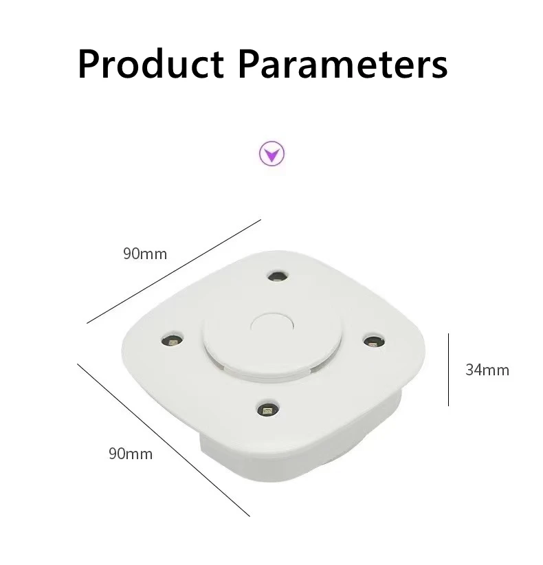 Rechargeable Ultraviolet Light Disinfection for Toilet Auto on/Off USB Charging Lamp Uv Sanitizing Light with Fragrant Rings