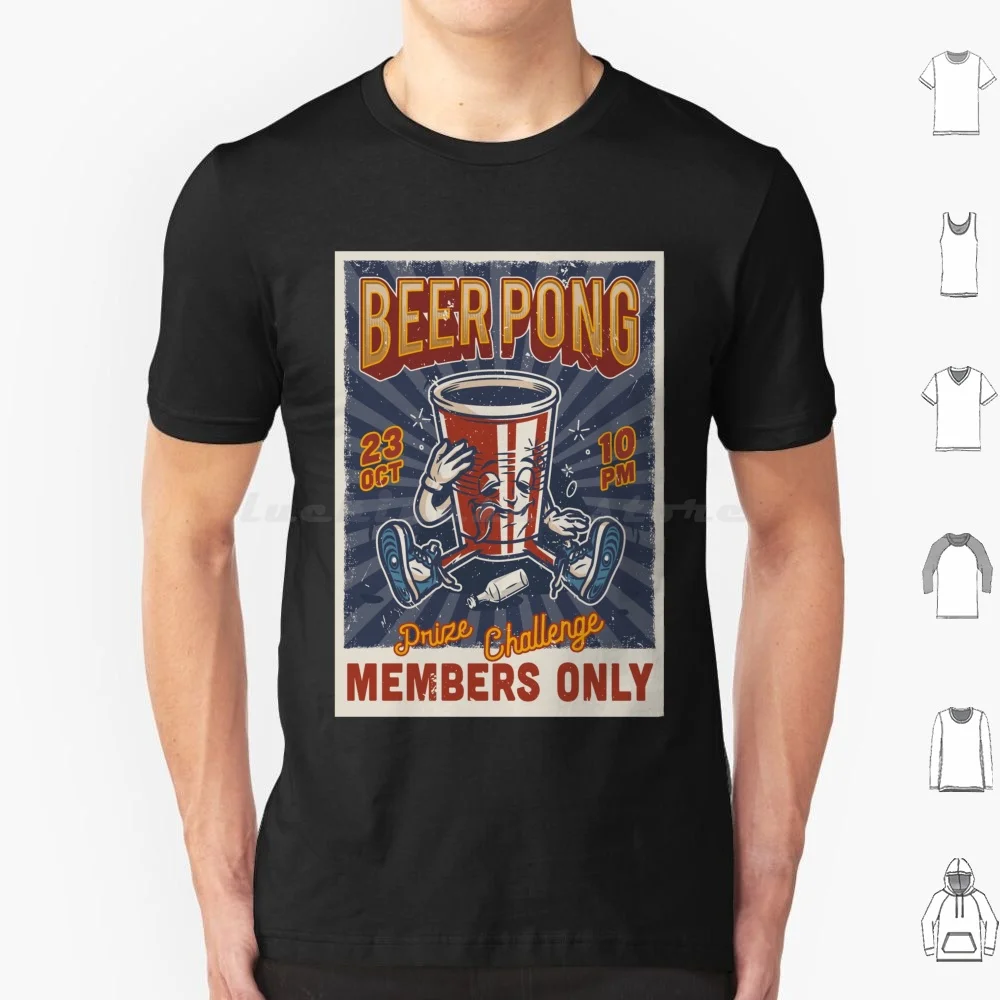 Beer Pong T Shirt Cotton Men Women DIY Print Beer Funny Drunk Drinking Party College Bar Cool Fun Humor Fart