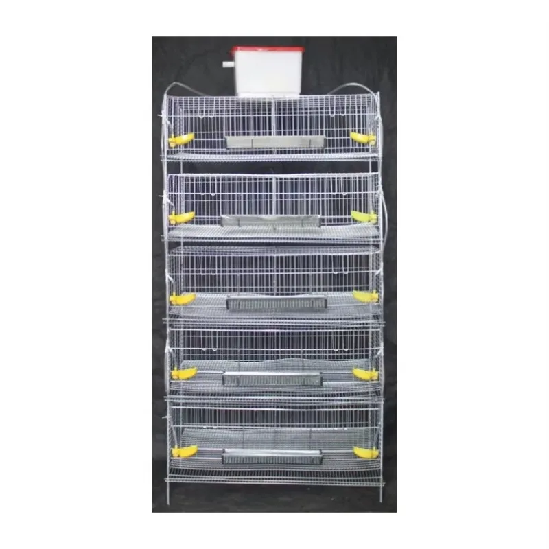 Gabbia per quaglie di tipo H premium per una produzione efficiente delle uova Gabbie per quaglie per allevamento di pollame in nuova condizione