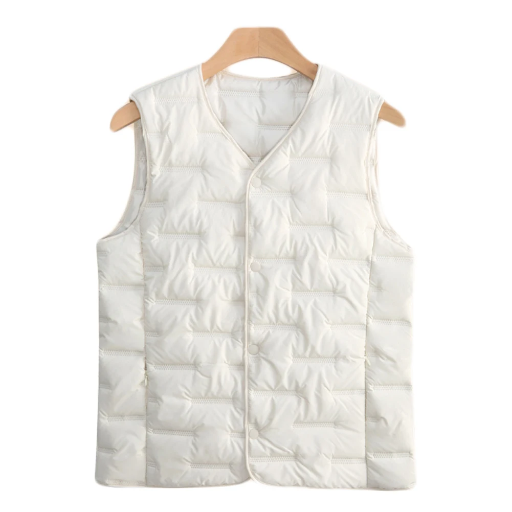 Warm Inner Waistcoat Sleeveless for Women Polyester Thermal Vest Lightweight Base Layer Top Daily Vacation Use