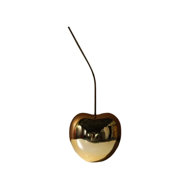 

Golden cherry ornament, home hotel model room decoration, desktop soft decoration