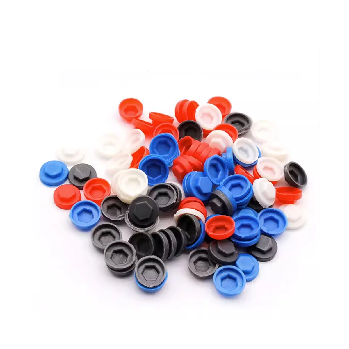 

Outer Hexagonal Drill Tail Screw Plastic Waterproof Protective Cap Wide Edge 8mm/9mm