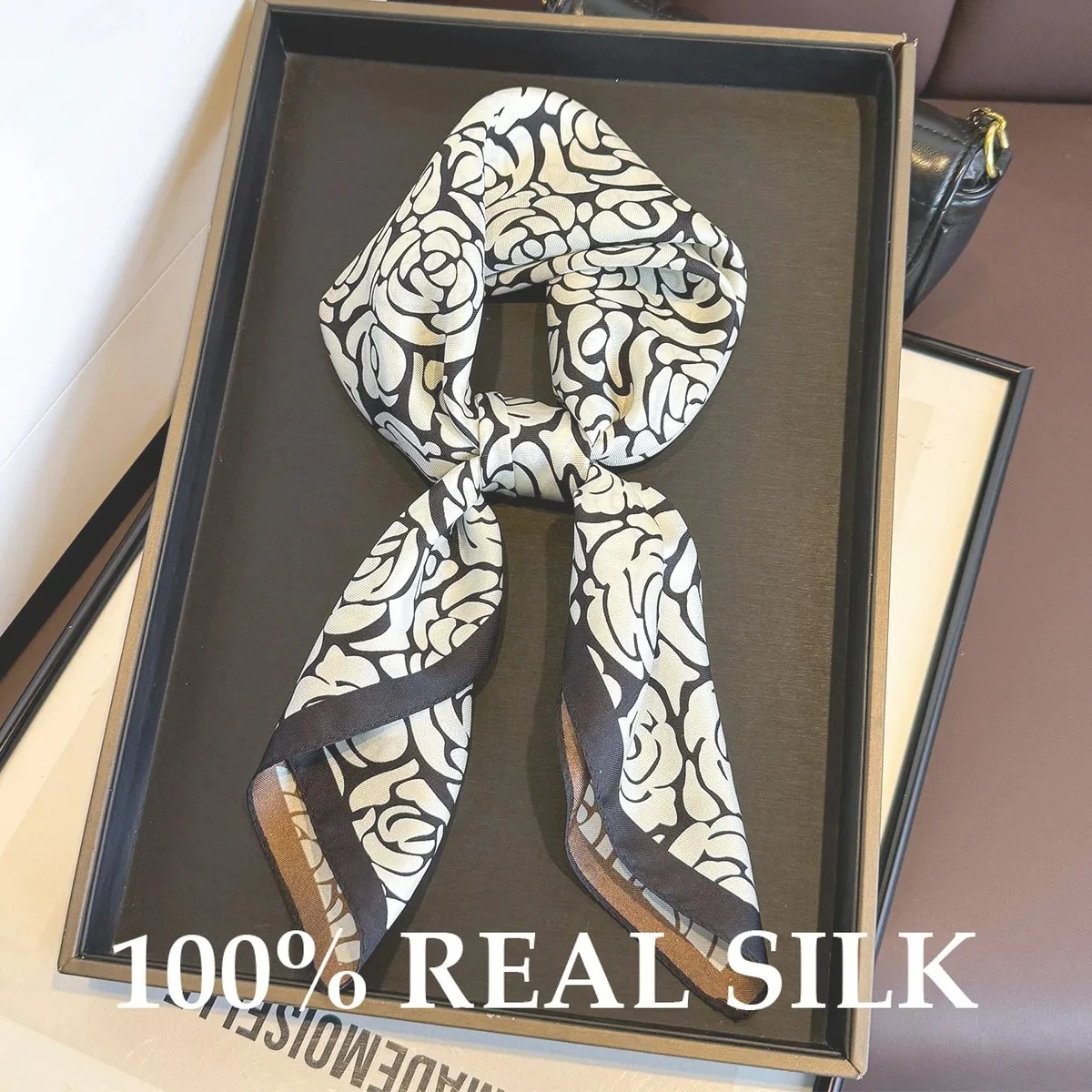 

100% Pure Silk Square Scarf Women Luxury Shawl Scarves Summer Sun Protection Wrap Hijab Foulard Bandana Kerchief Pashmina Poncho