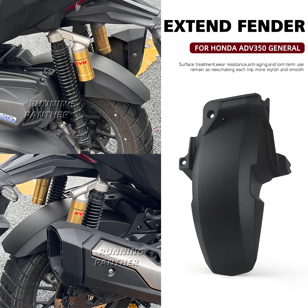

For Honda ADV350 GENERAL adv350 350ADV Motorcycle Rear Fender Extend Winden Mudguard Cover Splash Guard Protector Accessories