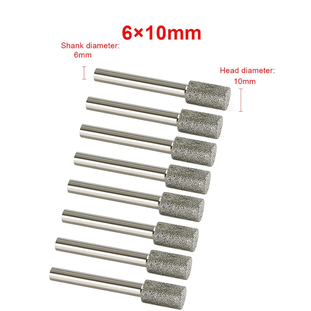 3mm-20mm Steinschleifkopf mit 3/6mm Schaft für Dremel Rotationswerkzeug zum Schleifen und Schnitzen von Steinen und Edelsteinen – Detail 17