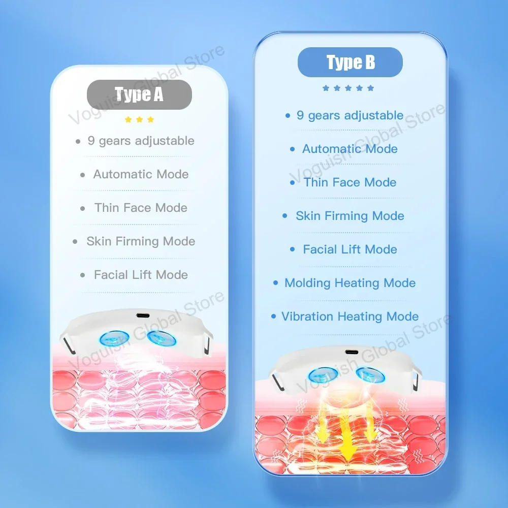 Ems مدلك رفع الوجه المضاد للتجاعيد ثبات مدلك الوجه الخامس جهاز رفع الوجه مزيل مكركرنت مزدوجة الذقن العناية بالبشرة